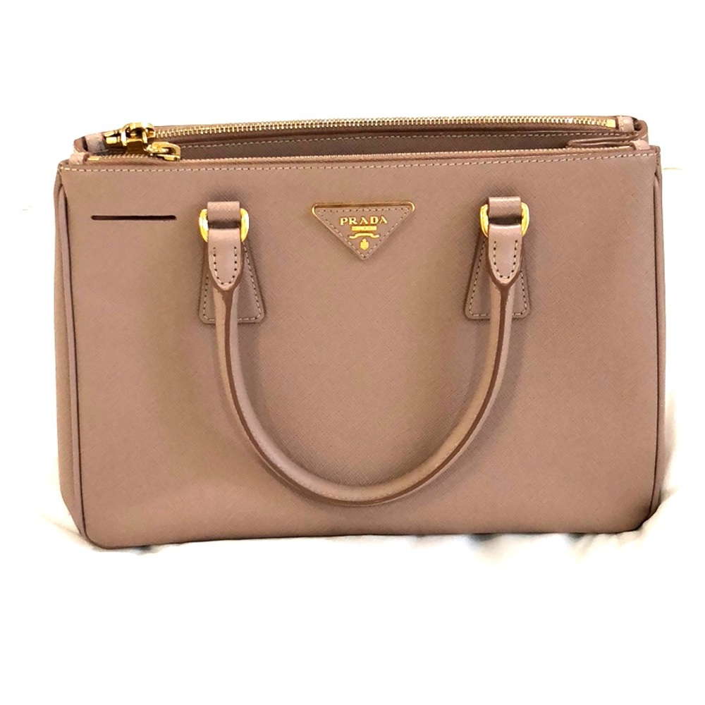 Prada Cammeo Small Saffiano Lux Leather Bag